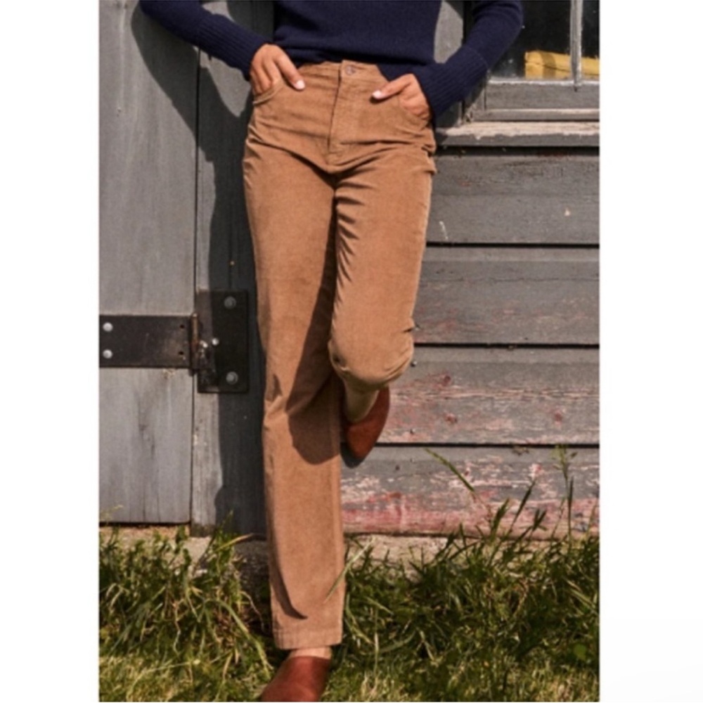 faherty julianne stretch corduroy straight leg pants